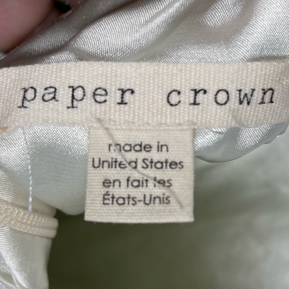 Paper Crown Anthropologie Green Tweed Dress Sz S - Picture 6 of 7